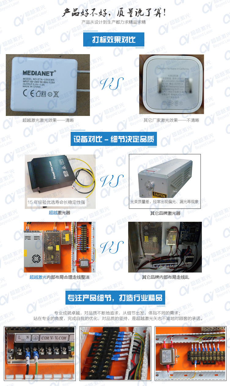 5W紫外激光打標機質量對比 5W紫外激光打標機質量對比