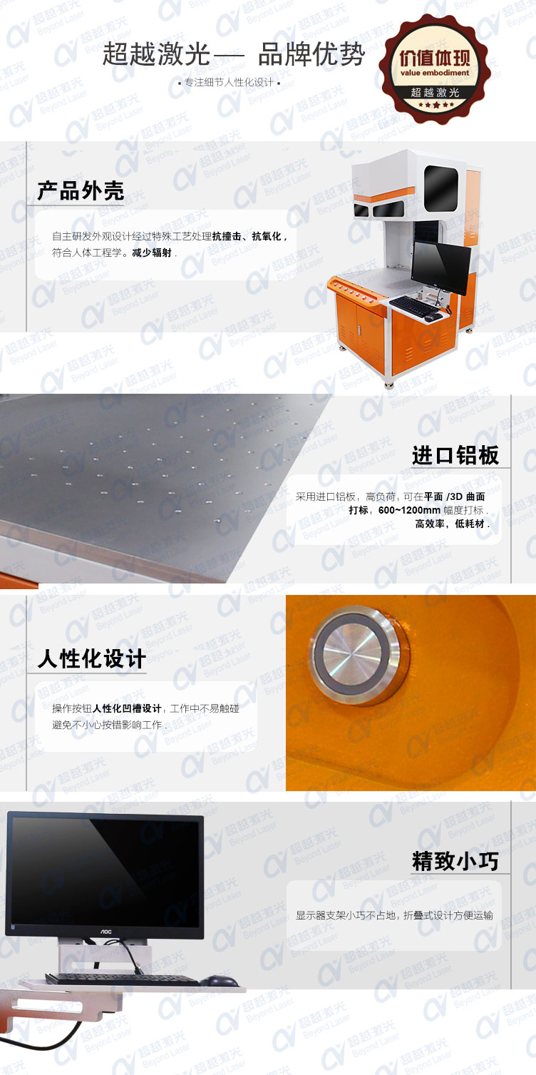三維動態二氧化碳CO2激光打標機獨家優勢 三維動態二氧化碳CO2激光打標機獨家優勢