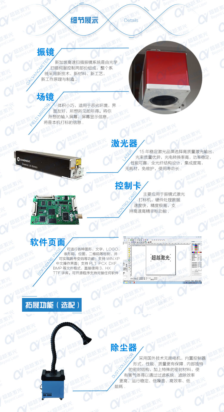 三維動態(tài)激光打標(biāo)機(jī)(細(xì)節(jié)展示) 三維動態(tài)激光打標(biāo)機(jī)(細(xì)節(jié)展示)