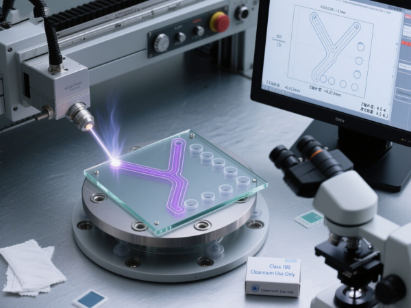 醫療微流控芯片微孔激光加工 (7)